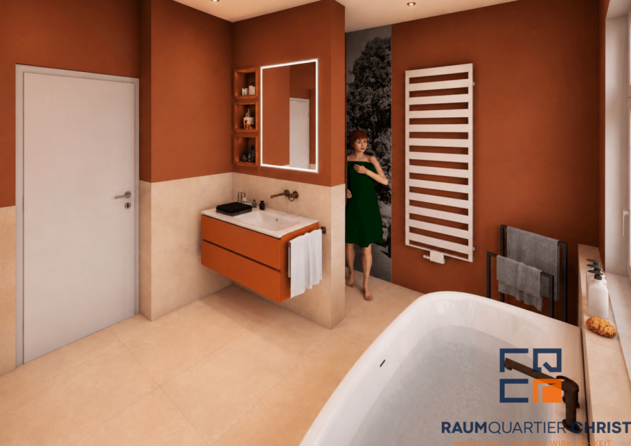 Badezimmer Etagenwohnung Marktredwitz