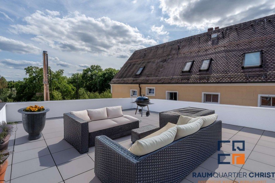 Beispiel Dachterrasse Wohn- / Gesch�ftshaus Kemnath