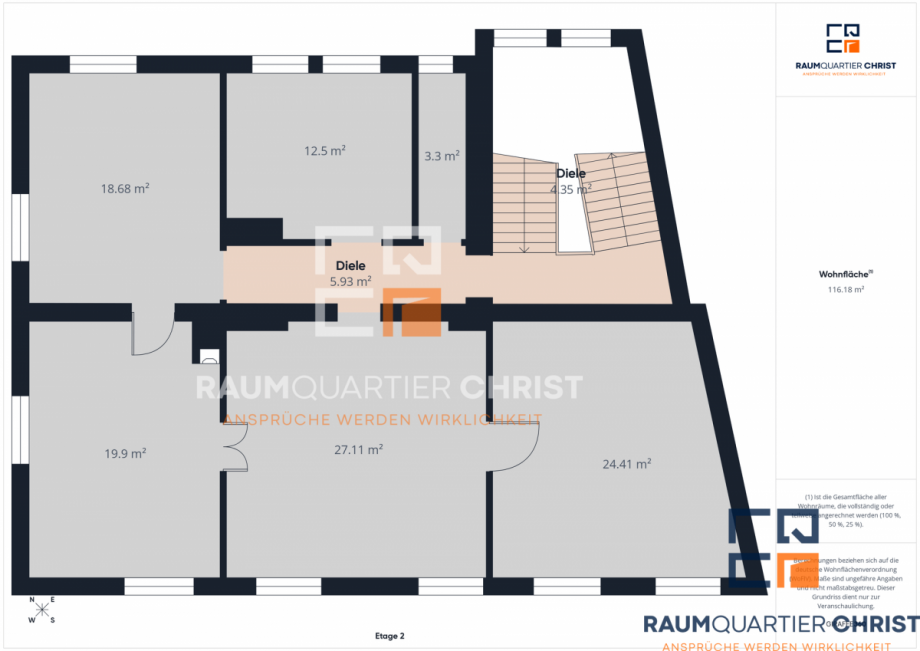 Grundriss Etagenwohnung Marktredwitz