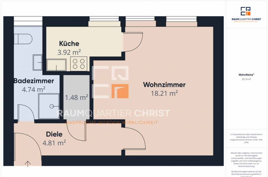 Grundriss Souterrainwohnung Nagel