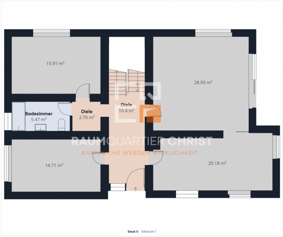 Grundriss EG Einfamilienhaus Pullenreuth