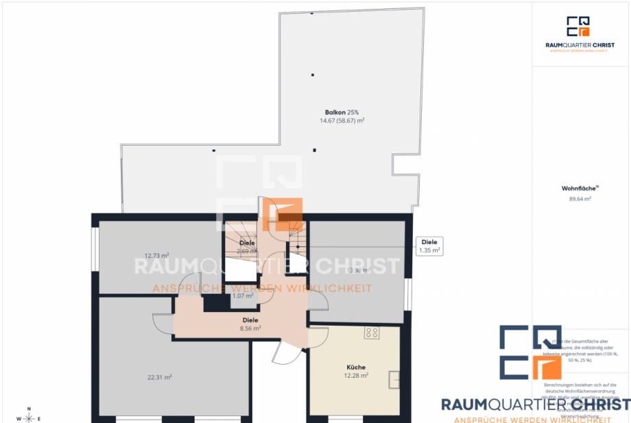 Grundriss 1.OG Zweifamilienhaus Kemnath