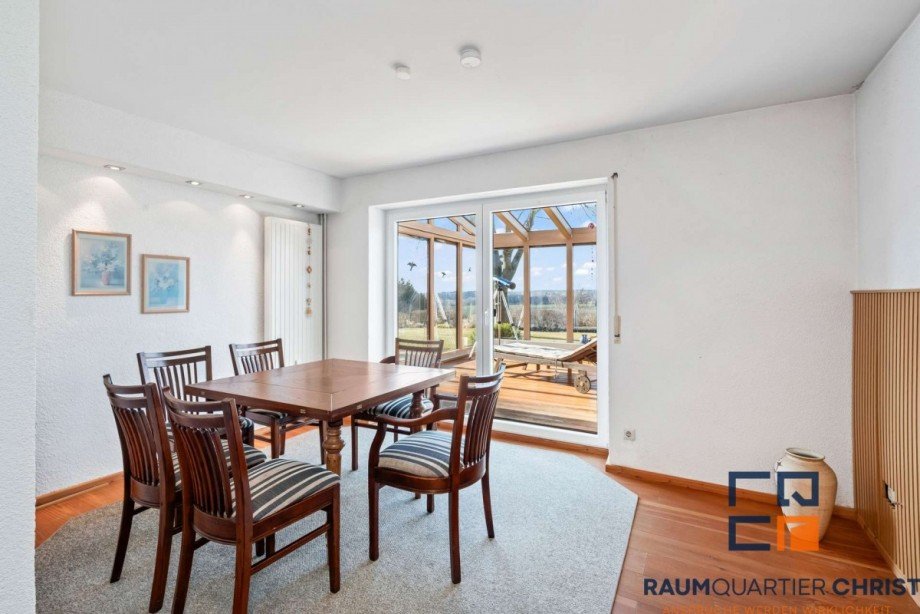 Esszimmer/Wohnzimmer Terrassenwohnung Kulmain