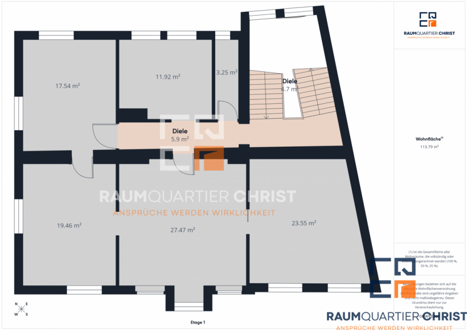 Grundriss Etagenwohnung Marktredwitz
