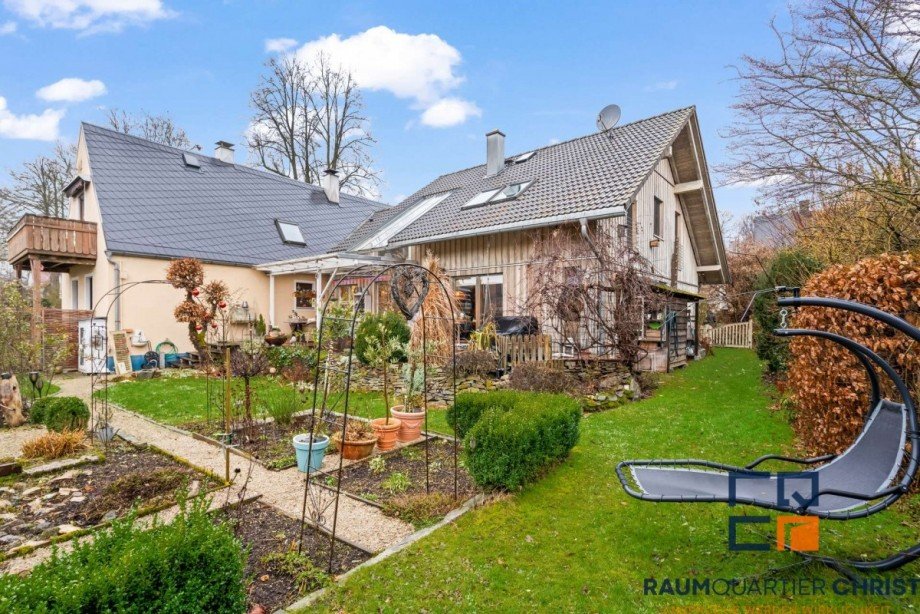 Au�enansicht Garten Zweifamilienhaus Marktredwitz