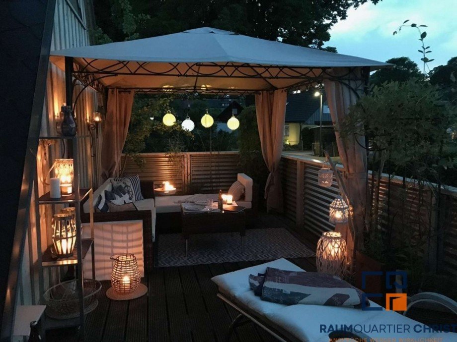 Dachterasse Details Sommer Zweifamilienhaus Marktredwitz