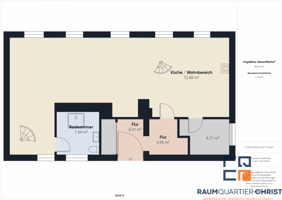 Grundriss EG Haupthaus Haus Waldsassen