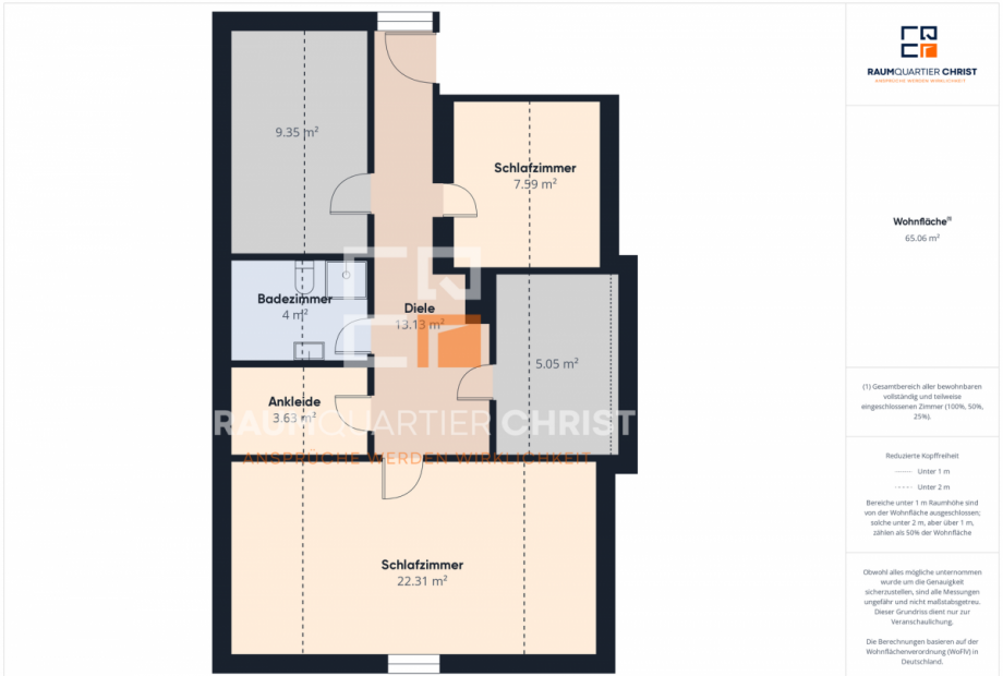 Grundriss 2.OG Zweifamilienhaus Krummennaab