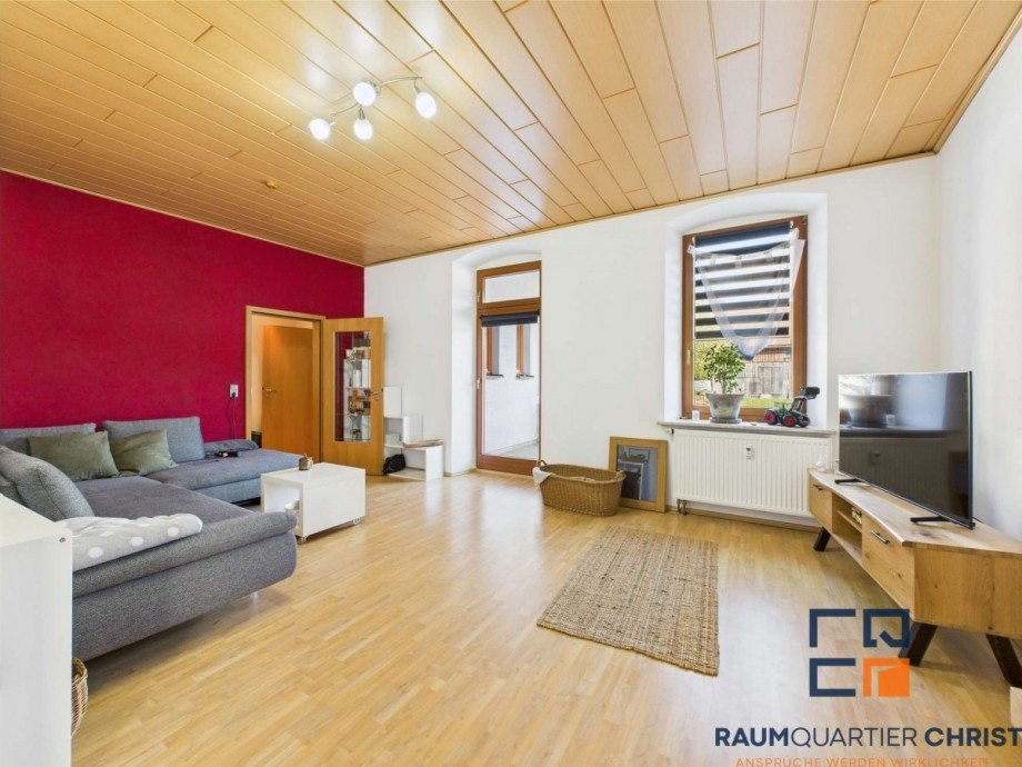 Wohnzimmer Etagenwohnung Ebnath