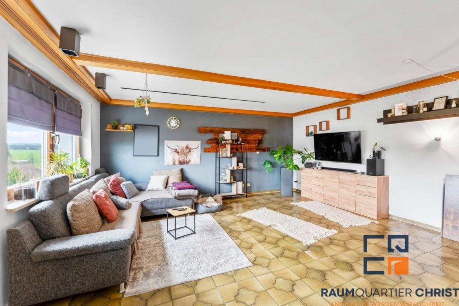 Wohnzimmer Zweifamilienhaus Krummennaab