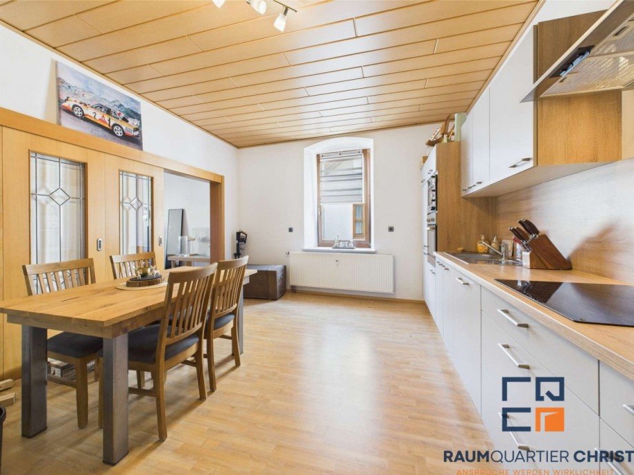 K�che/Essbereich Etagenwohnung Ebnath