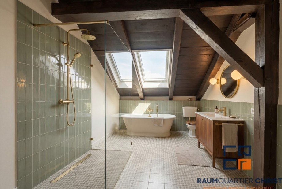 Badezimmer Dachgeschosswohnung Marktredwitz