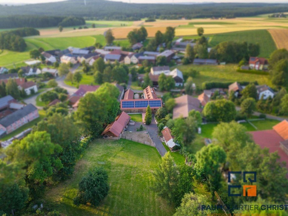 Drohnenaufnahme Haus Konnersreuth
