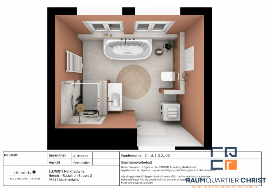Badezimmer Etagenwohnung Marktredwitz