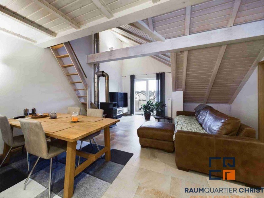 Wohn/Essbereich Maisonettewohnung Weiherhammer