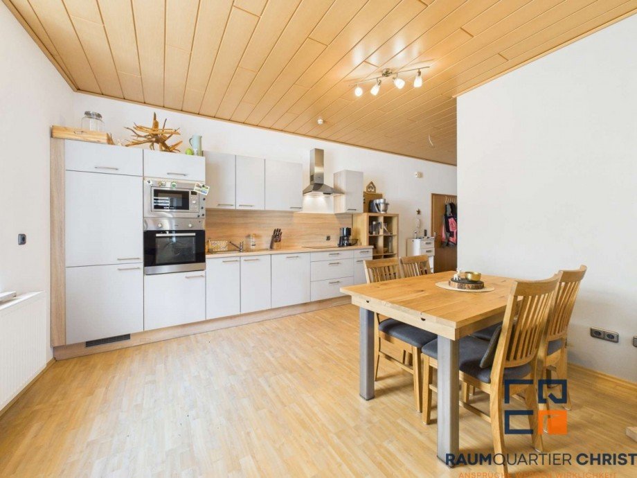 K�che/Essbereich Etagenwohnung Ebnath