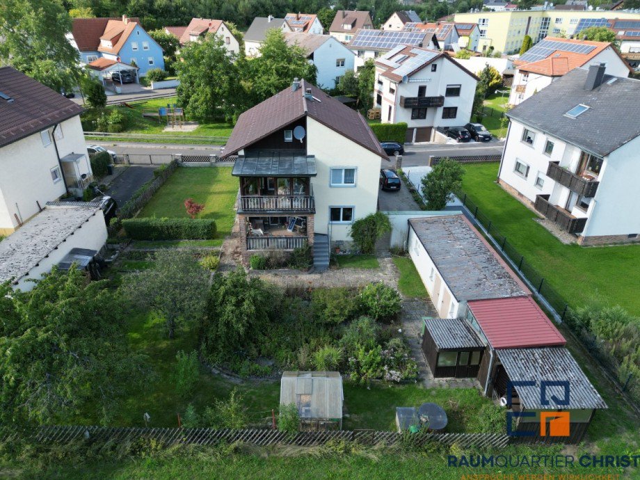 S�d Ansicht Zweifamilienhaus Wiesau