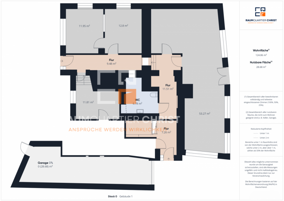 Grundriss EG Wohn- / Gesch�ftshaus Kemnath