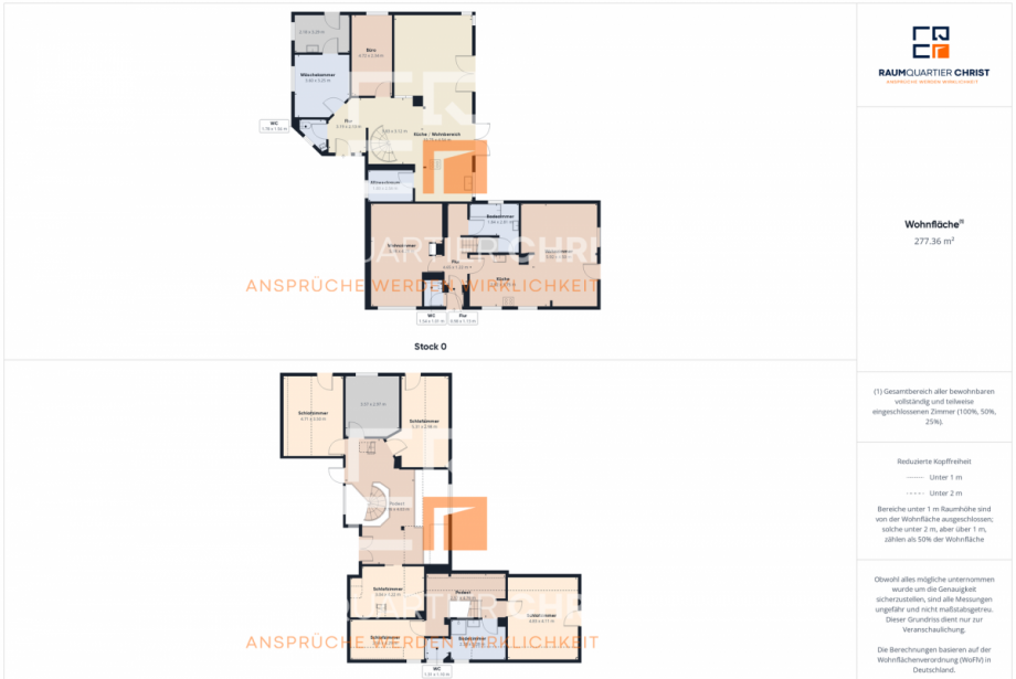 Grundriss EG/OG Zweifamilienhaus Marktredwitz