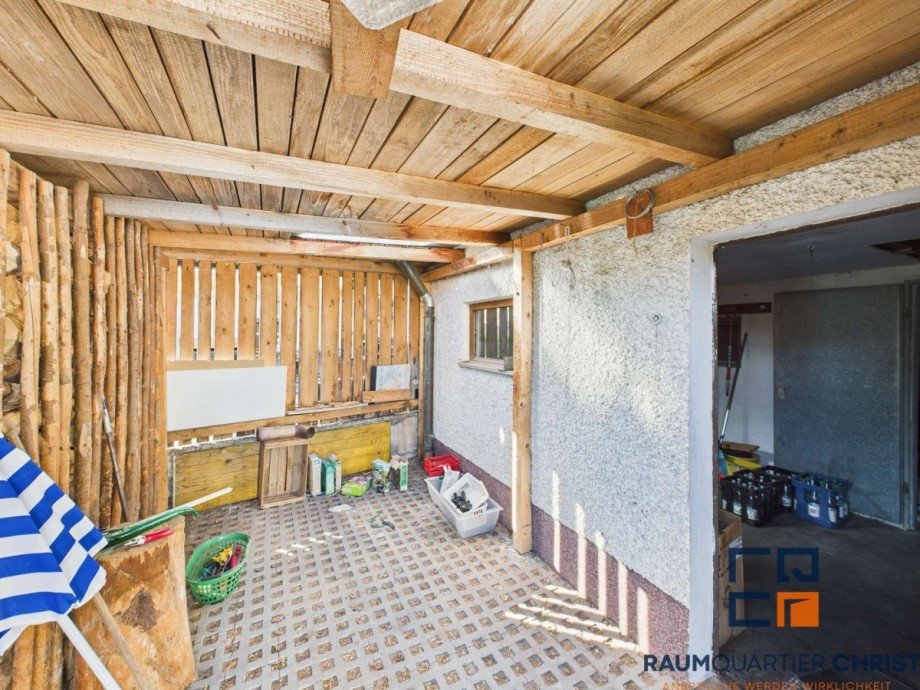 Holzschuppen Zweifamilienhaus Weiherhammer