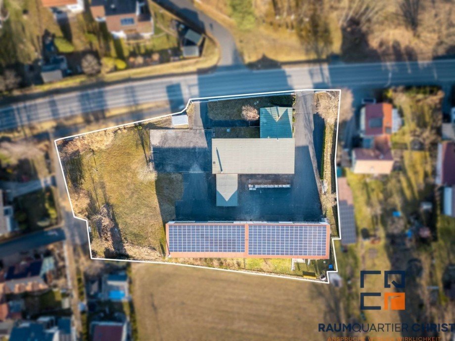 Luftaufnahme 1 Haus Wiesau